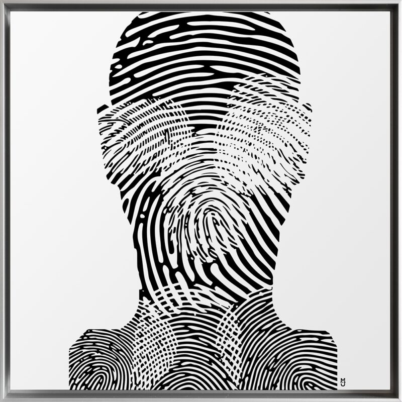 Stempel Nachttiere fingerabdruck