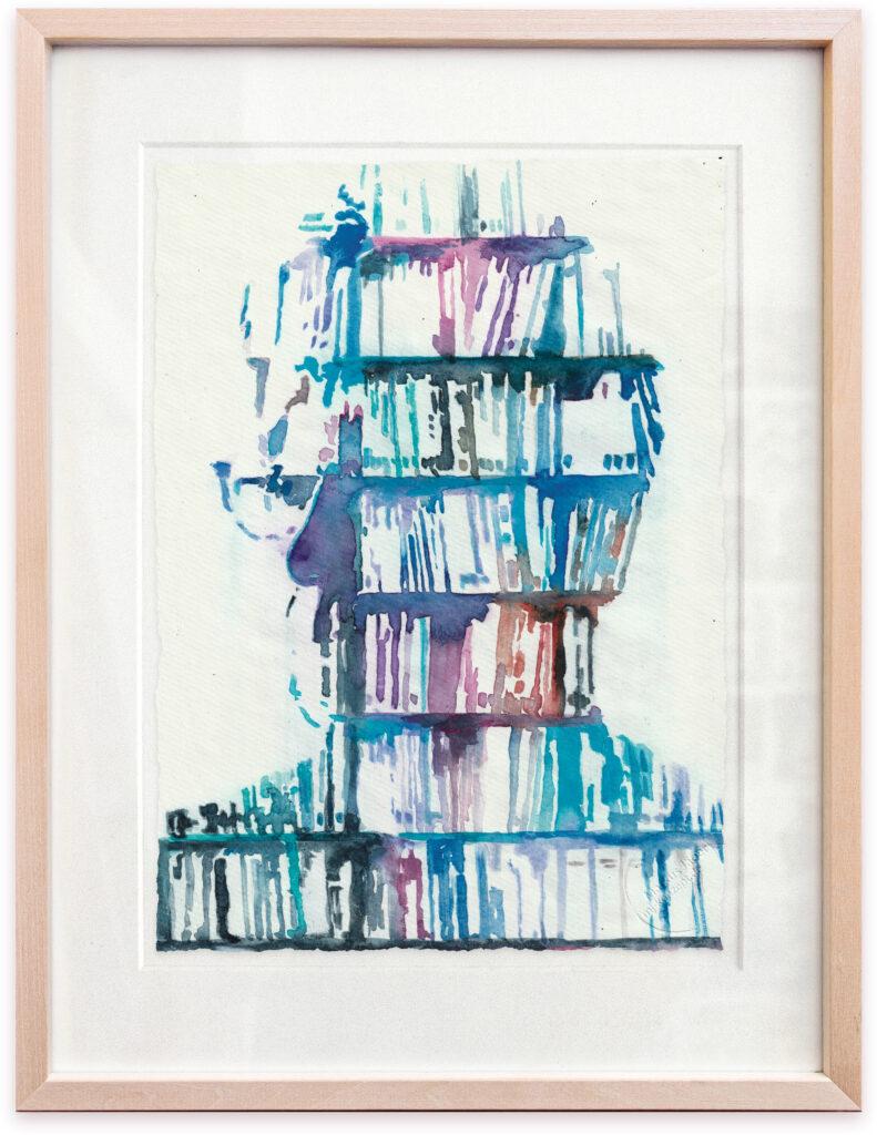 Bücherkopf . Bookhead